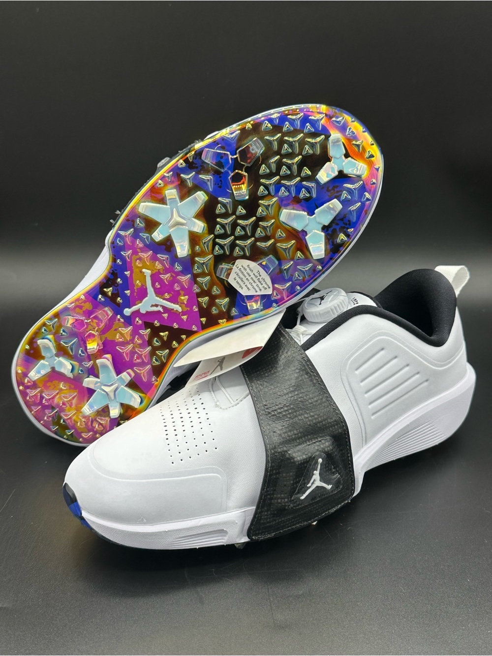Nike Jordan Air Rev BOA Golf Shoes FV6338-103 White Black Size Men's 8.5 NEW
